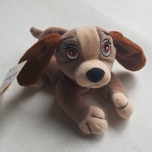 RARE DISNEY Lady and the Tramp 8" Plush